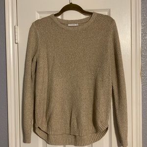Staccato tan soft sweater. Size large. Washed never dried.